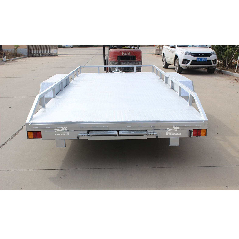 Galvanized car hauler generator trailer utility trailer mobile solar generator trailer