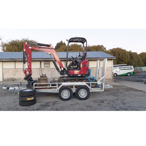 New hot sales 3 ton car trailer mini trailer excavator trailer for sale