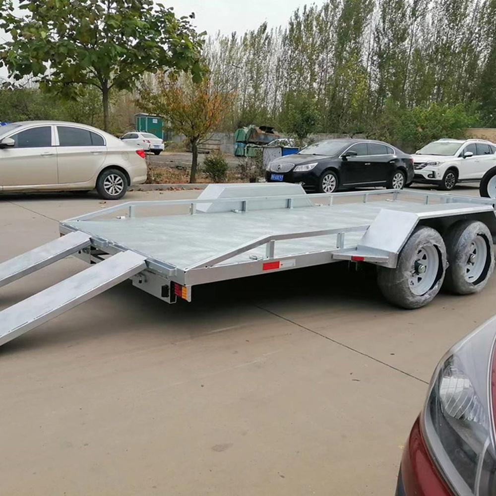 New hot sales 3 ton car trailer mini trailer excavator trailer for sale