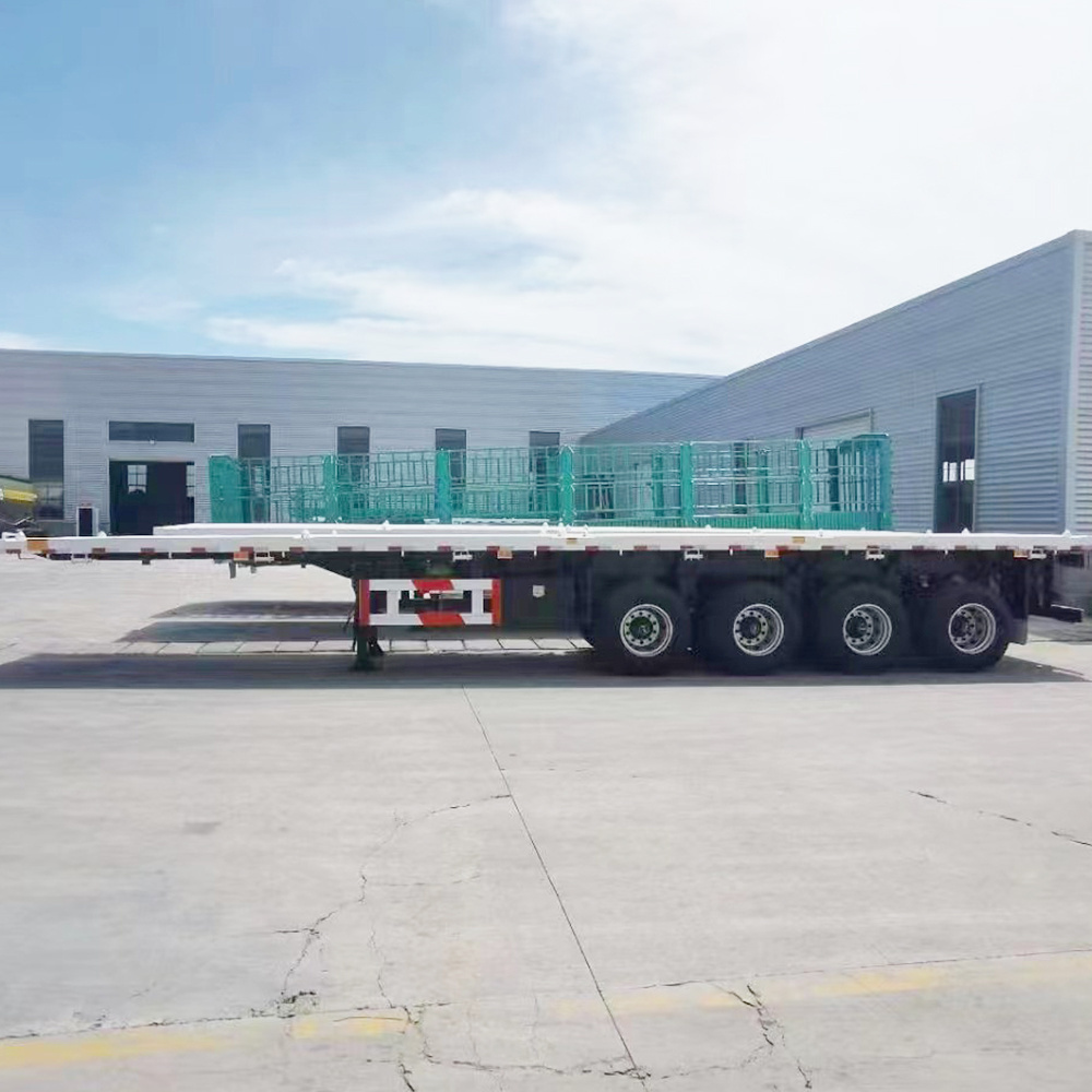 container chassis flat semi trailer 30 ft flatbed trailer trailer for container