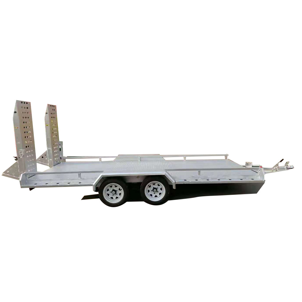 3T China car towing trailer factory supply aluminum for car transporter trailer luggage trailers for cars