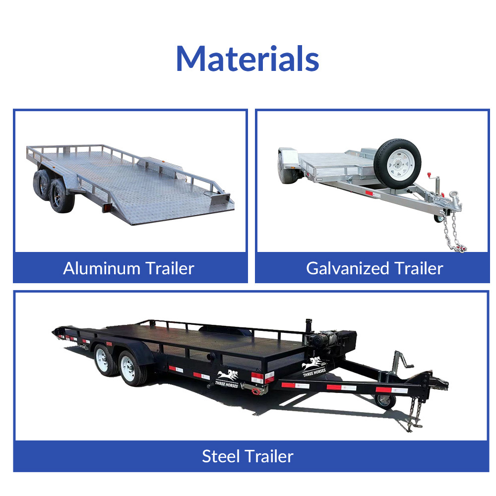 Trailers for pickup car hauler atv trailer remorque 750kg car trailer