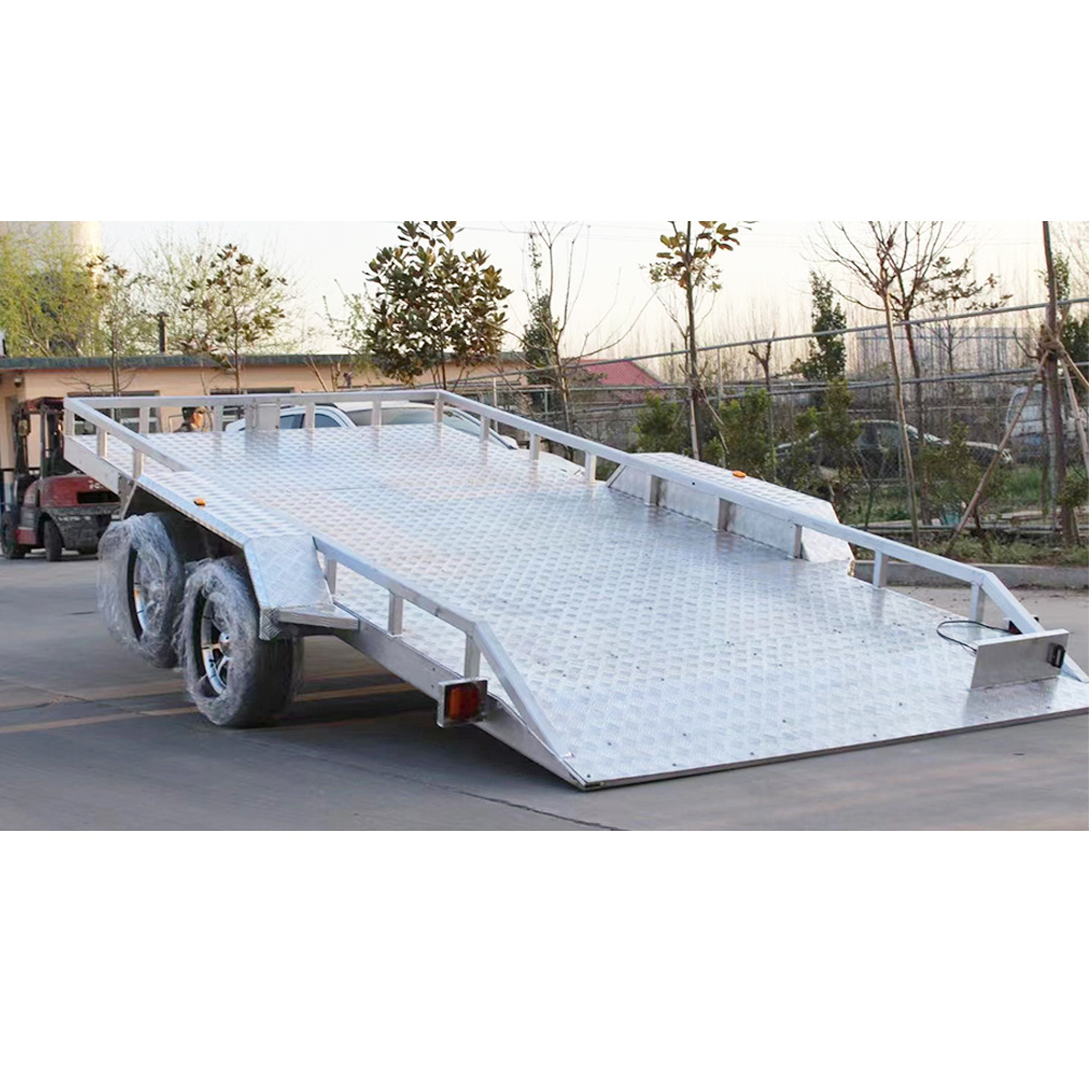 3.5t capacity mini trailer excav car trailer 750 kg racing car trailer