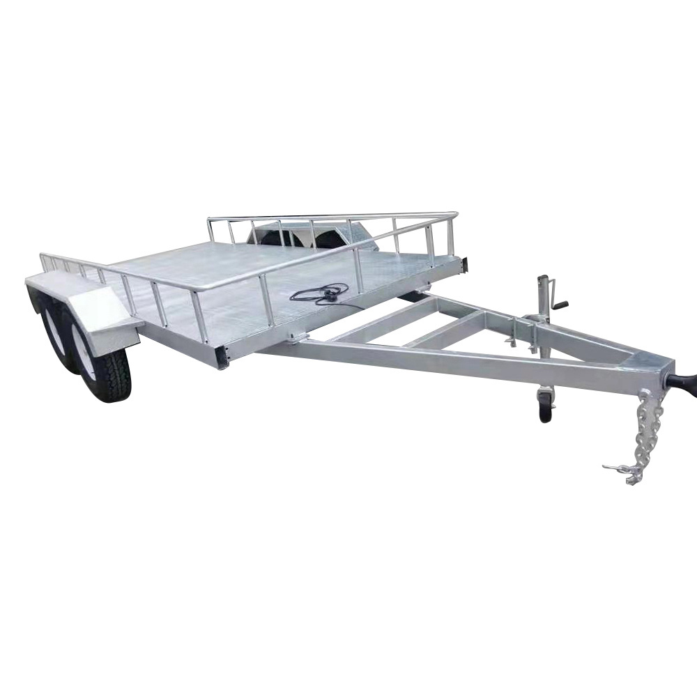 3T China car towing trailer factory supply aluminum for car transporter trailer luggage trailers for cars