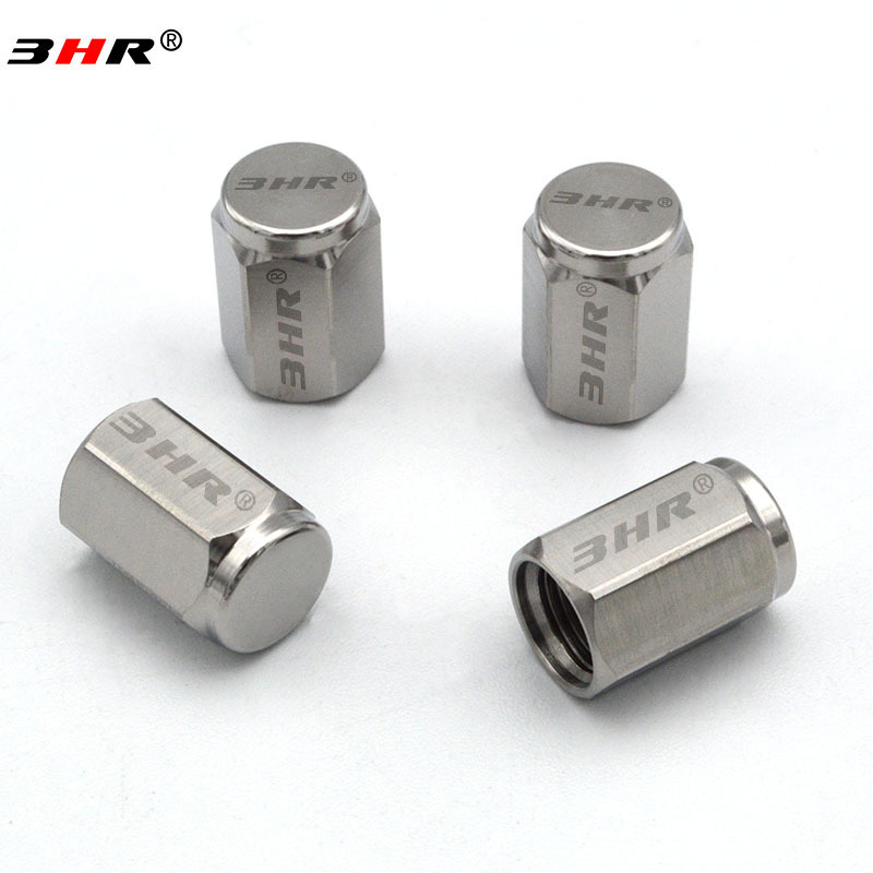 Gr.5 Titanium Alloy Automobile Car Tire Valve Stem Universal Stem Covers for Cars Bikes and Motorcycle