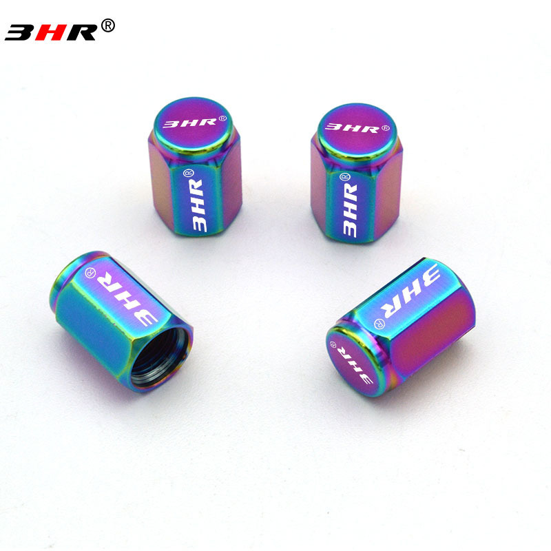 Gr.5 Titanium Alloy Automobile Car Tire Valve Stem Universal Stem Covers for Cars Bikes and Motorcycle