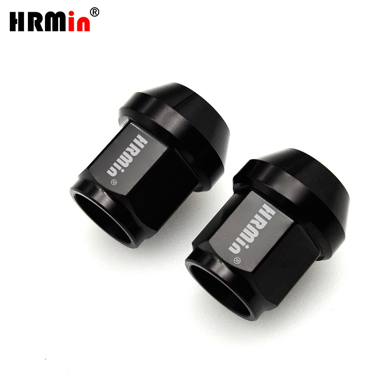 HRMin Gr.5 Titanium alloy high strength cone seat wheel lug nut titanium nut  M12*1.5*27mm