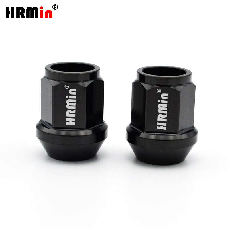 HRMin Gr.5 Titanium alloy high strength cone seat wheel lug nut titanium nut  M12*1.5*27mm