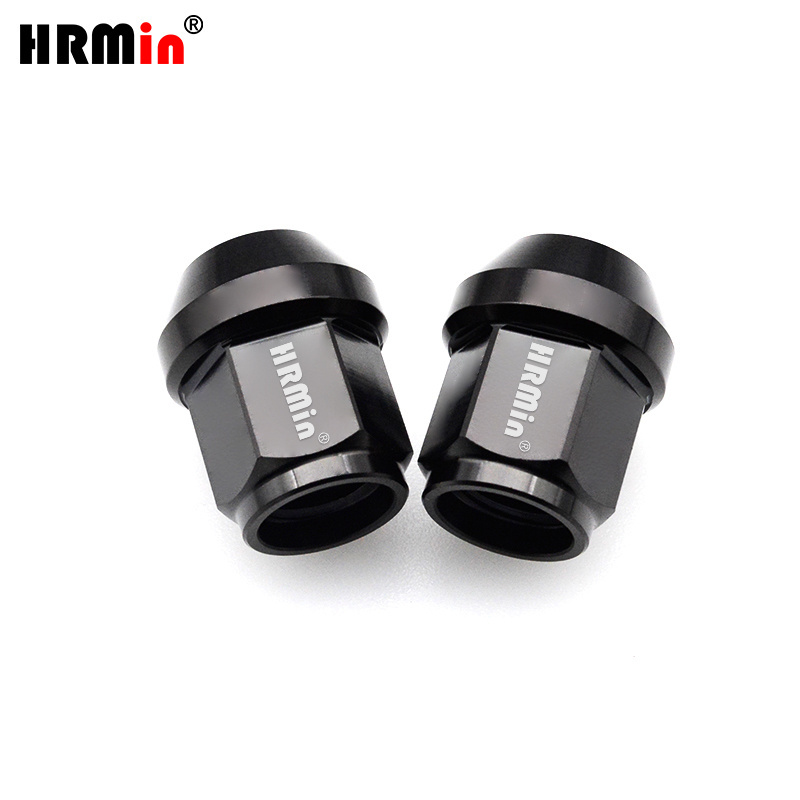 HRMin Gr.5 Titanium alloy high strength cone seat wheel lug nut titanium nut  M12*1.5*27mm