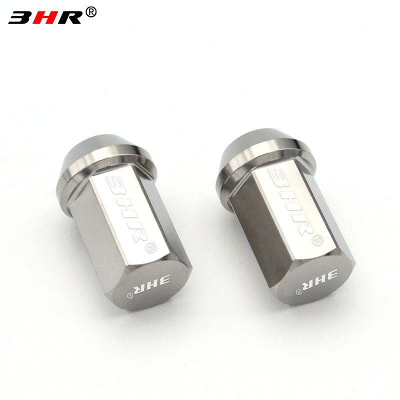 3HR Gr.5 Titanium high strength closed end cone seat natural color wheel nuts lug nuts M12*1.5*35mm for Toyoto Mazda Honda