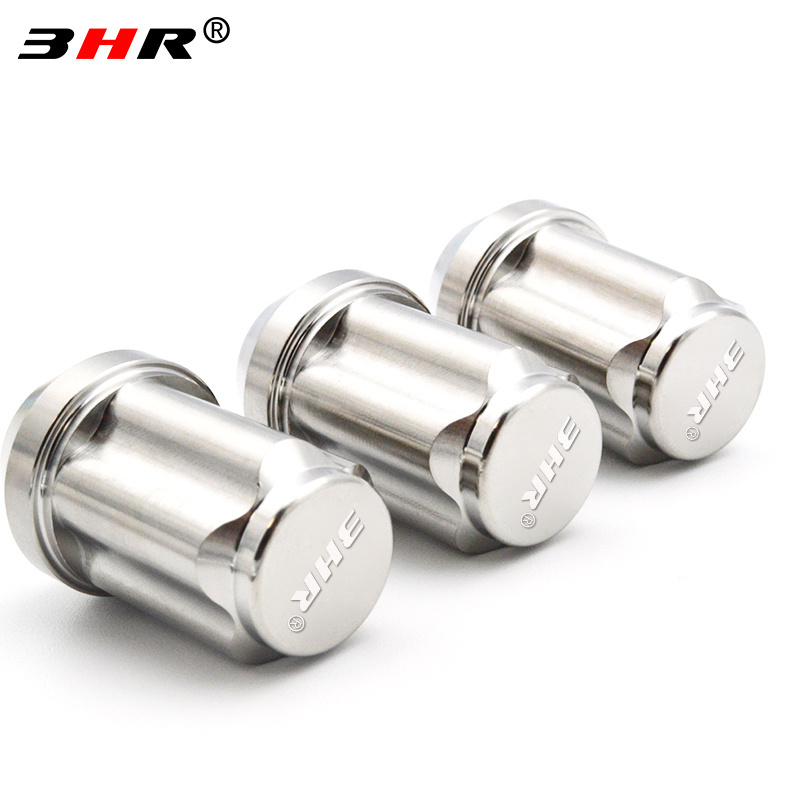 10.9 Grade Anti-Theft 60 Degree Cone Seat Gr.5 Titanium Alloy Ti-6Al-4V Auto Rim Lug Nuts M12x1.5mm with Titanium Key