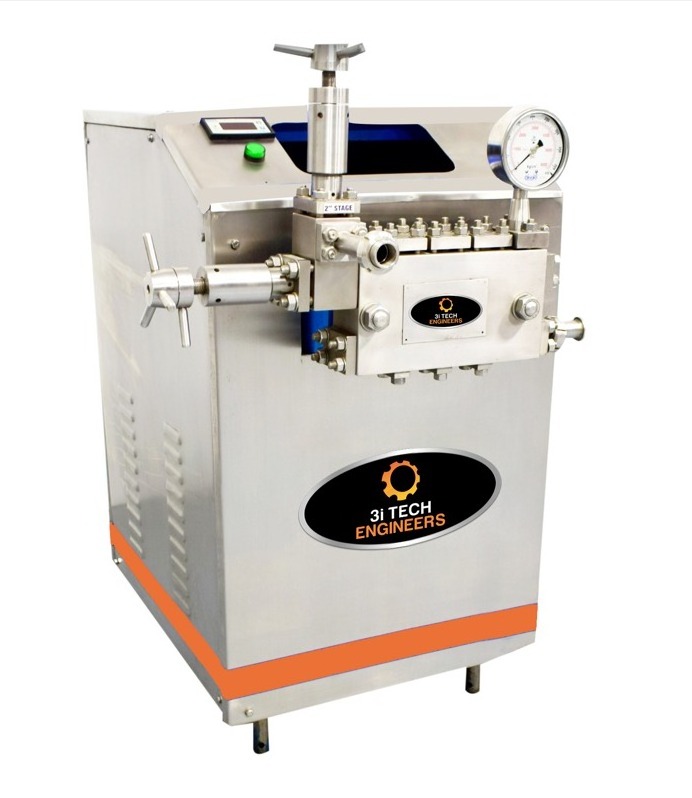 High Pressure Industrial Homogenizer / Chemical Homogenizer Emulsifier Mixer / Juice and Puree Homogenizer