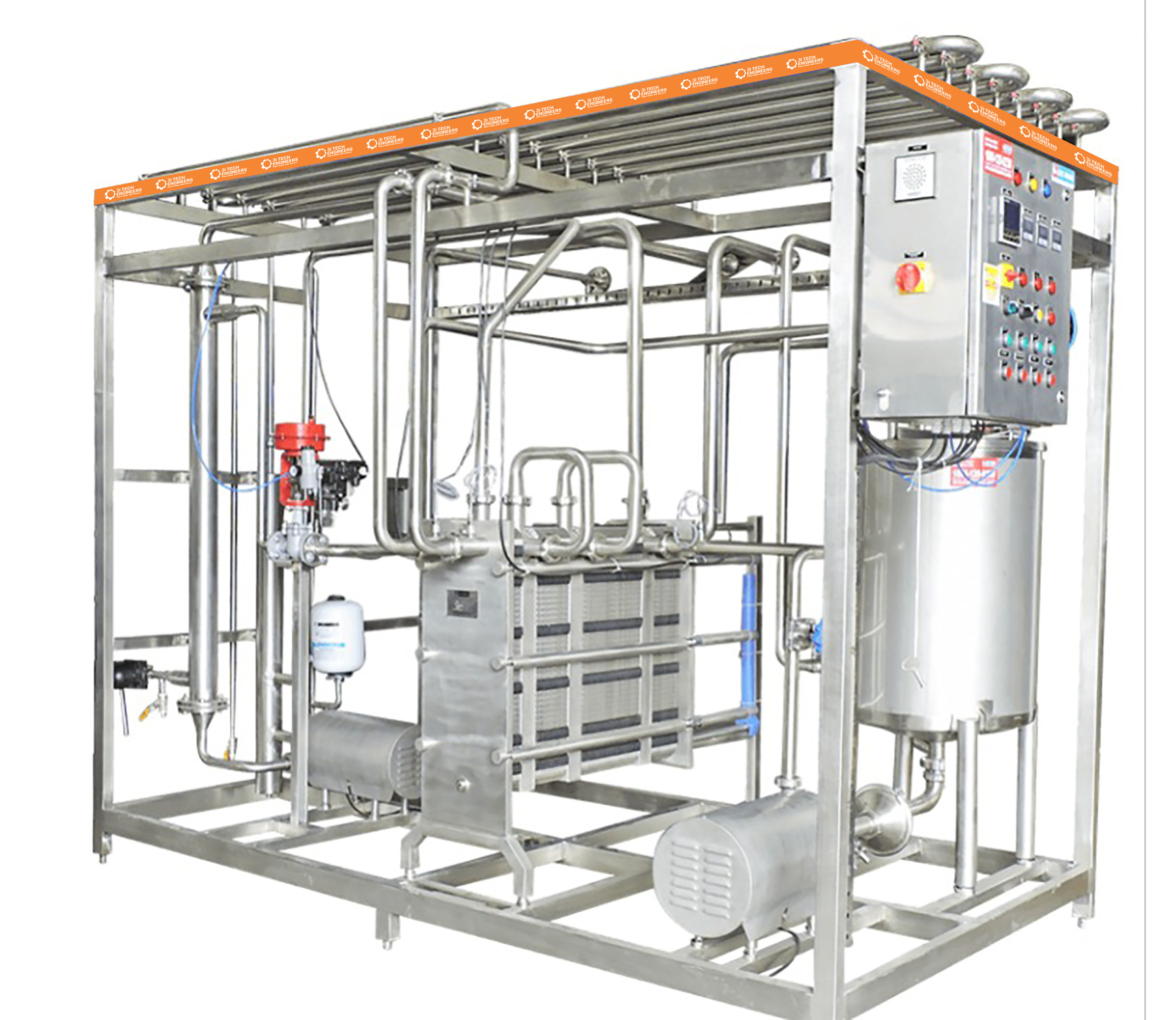 Automatic Milk Processing Plant 5klph Mini Milk Pasteurization Plant Dairy Processing Machines Dairy Machinery