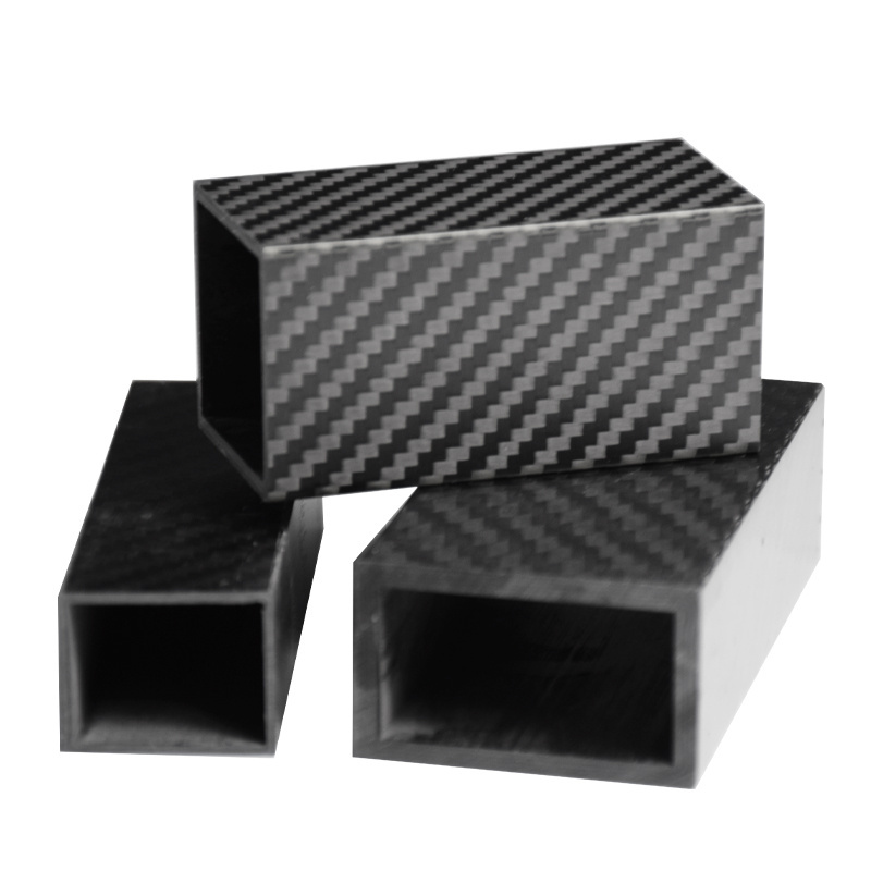 carbon fiber tube square  hollow carbon fiber square rectangular tube