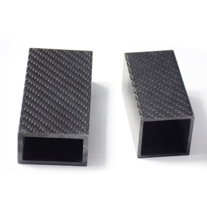 carbon fiber tube square  hollow carbon fiber square rectangular tube