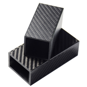 carbon fiber tube square  hollow carbon fiber square rectangular tube