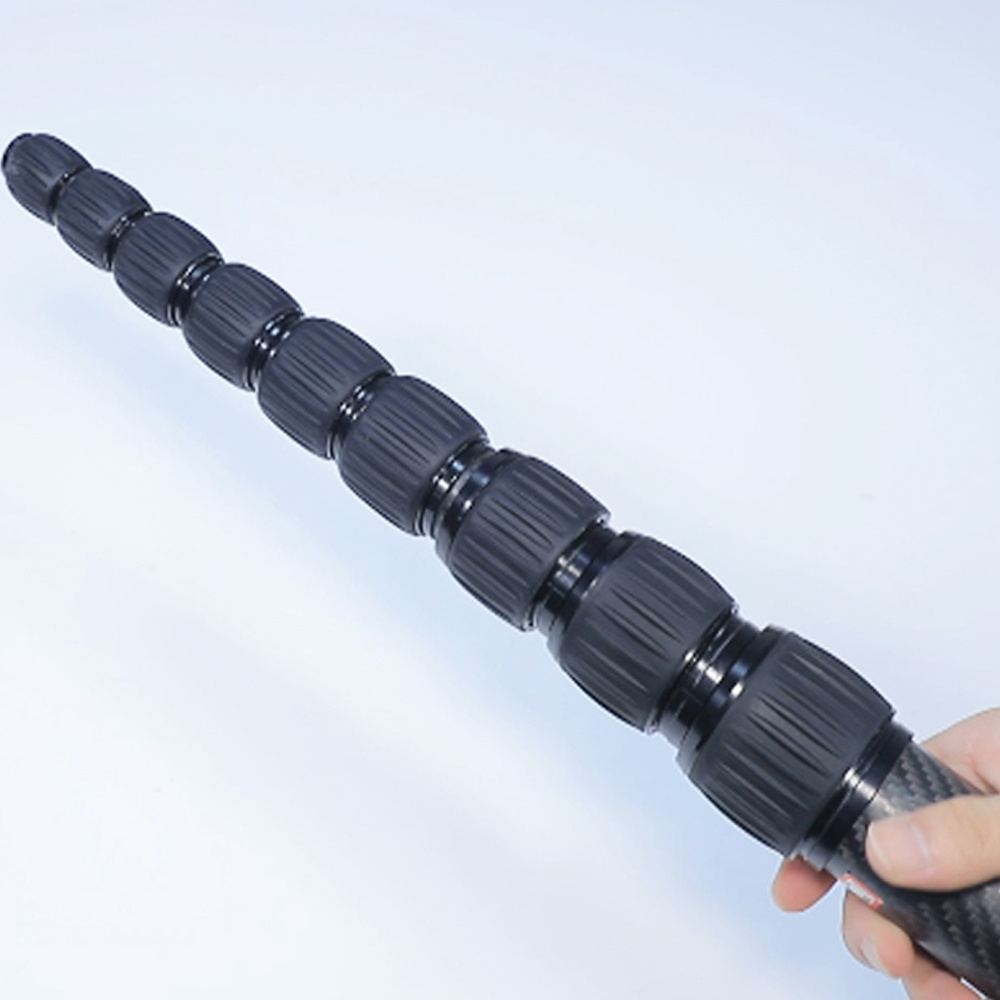 25mm , 30mm , 50mm rolling wrap 3K weave carbon fiber telescoping pole