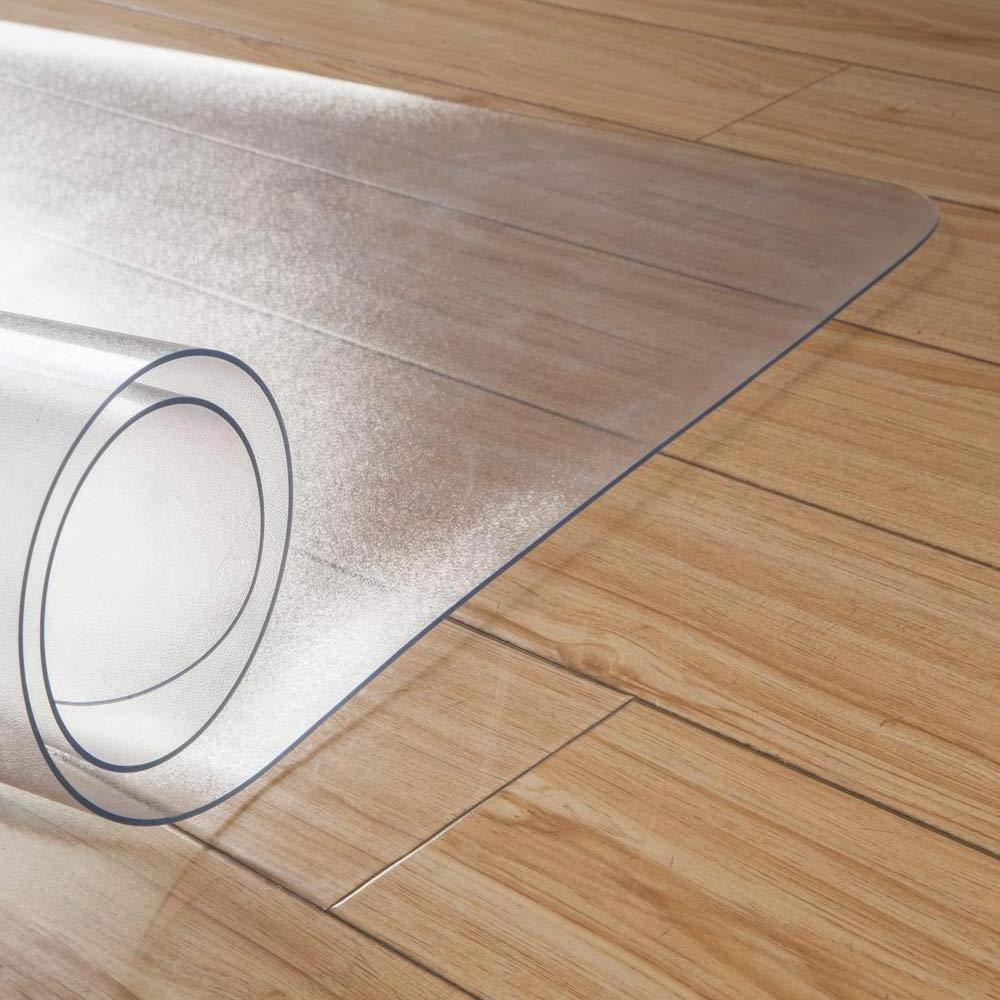 The latest popular anti-slip transparent office chair floor mat PVC protection hard floor or carpet