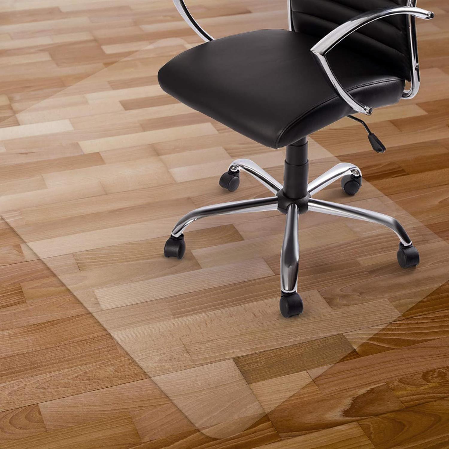 The latest popular anti-slip transparent office chair floor mat PVC protection hard floor or carpet