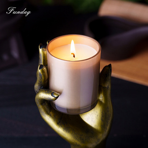 Wholesale Luxury Private Label White Best Large Vanilla Fragrance Scented Candles in Bulk