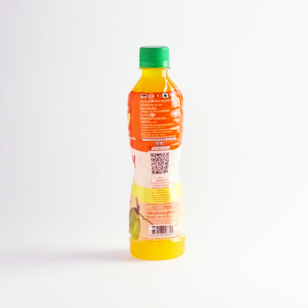 Orange Fruits Juice 25% Concentrate with Nata De Coco 380 ml