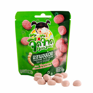 JeedJard Chewy Tamarind Wholesalers with Plum Powder Sour and Sweets Candy Thailand 25g