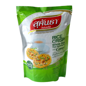 Kaotang Sukanta Puffed Rice Crispy Cracker Thailand Traditional Style with Cereal snack