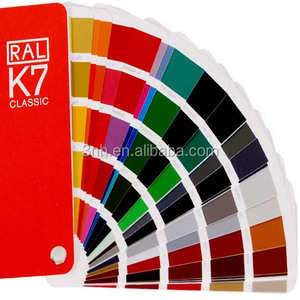 Coating Powder Color Guid Chart Ral k7 Color Card