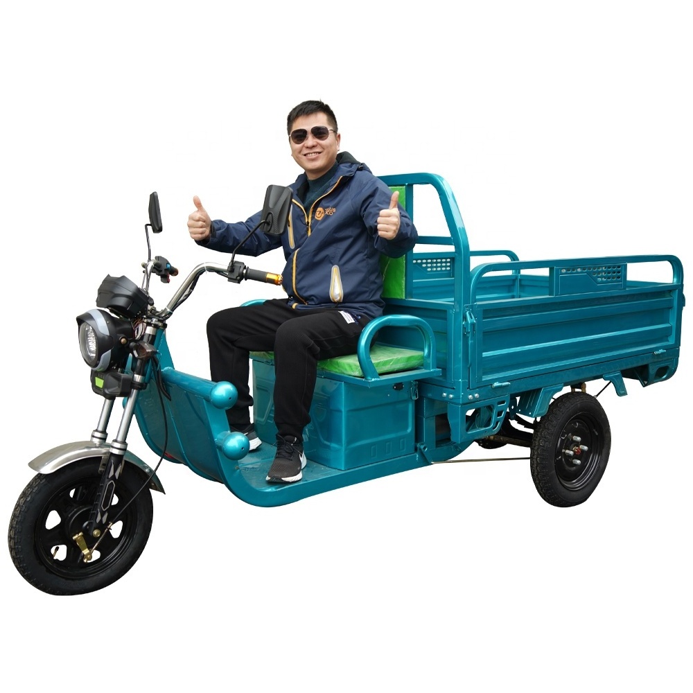 Hot Selling Electric Tricycles  Cargo  Truck Big Wheel Tricycle for Adult