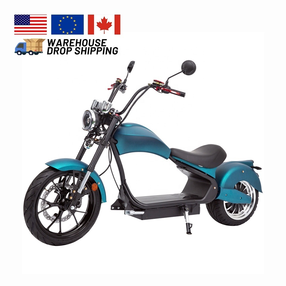 4000w 75km/h Chopper EEC COC Fat Tire Electric Citycoco Scooter Eu warehouse 65km Long Range