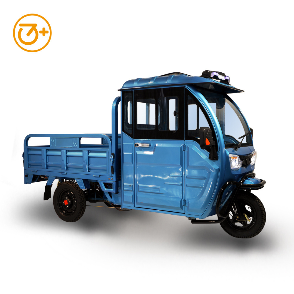 Hot Sale Electric Tricycle New Design Cargo 3 Wheeled Motorized E Rickshaw Tuk Tuk for Sale