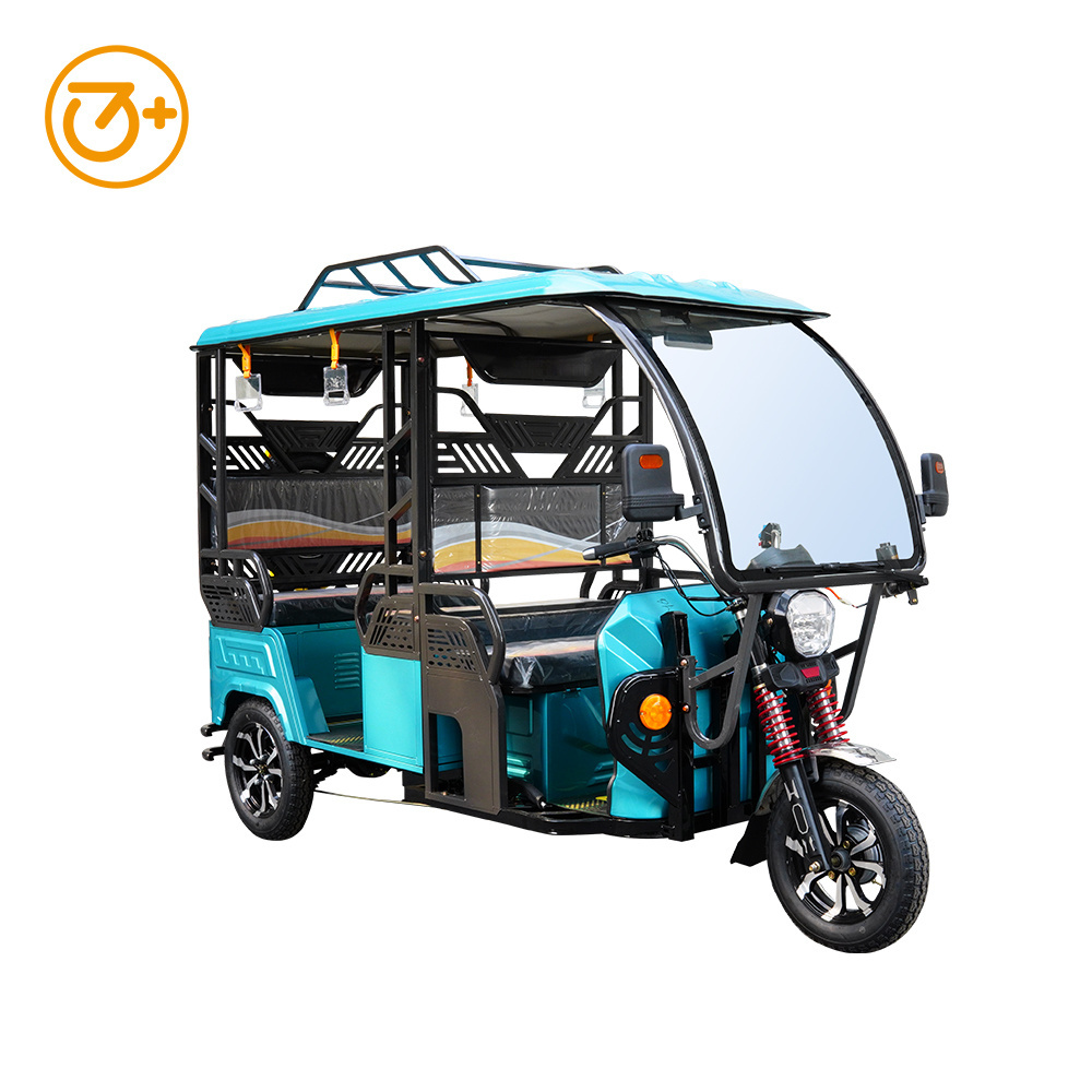 4 Wheel Tricycle for Passenger 900W Max Loading Electici Tricycle for Carrying Passenger