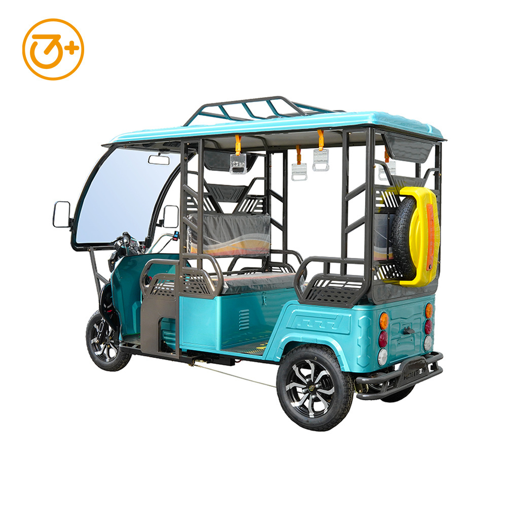 4 Wheel Tricycle for Passenger 900W Max Loading Electici Tricycle for Carrying Passenger