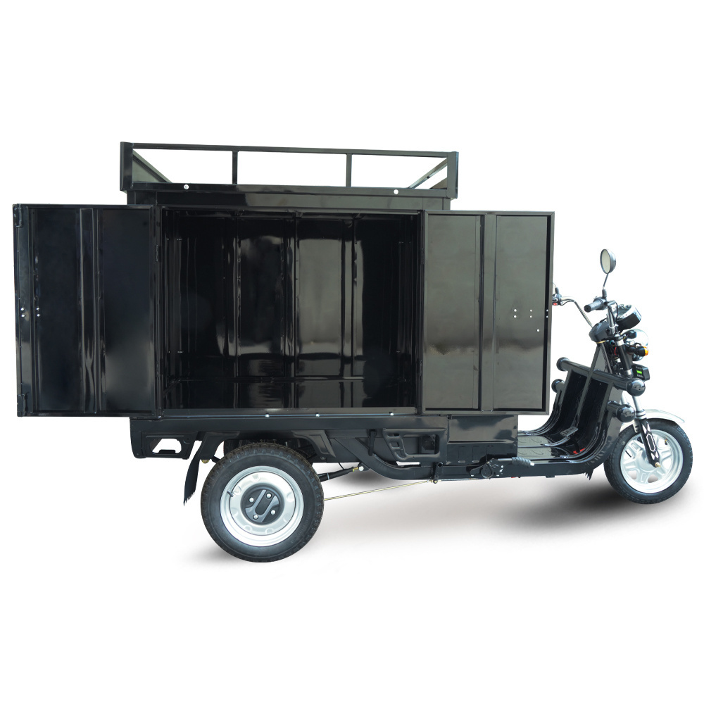 Three Wheel Disc Brake EEC COC Certificate Electric Tricycles Cargo Bike Enclosed Cover Carriage Wholesale Price