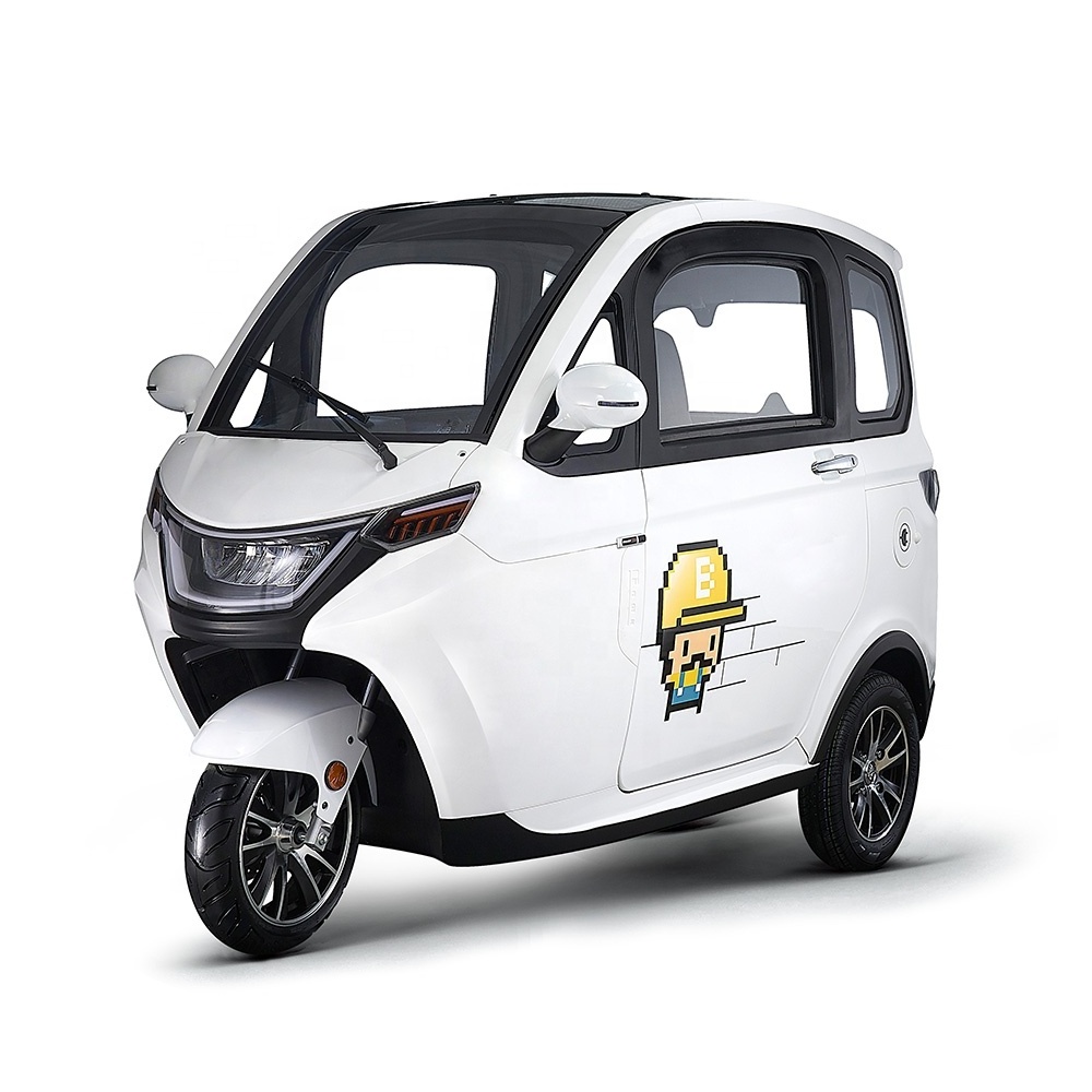 Hot Sale COC Tricycle Car Electric Mini 3 Wheels Car Fully Enclosed With Reverse Camera Cheap Price