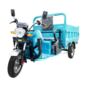 Factory Wholesale Electric Tricycle with Dump Body 3-Wheel Cargo Trike Manufactured for Efficient Cargo Transportation