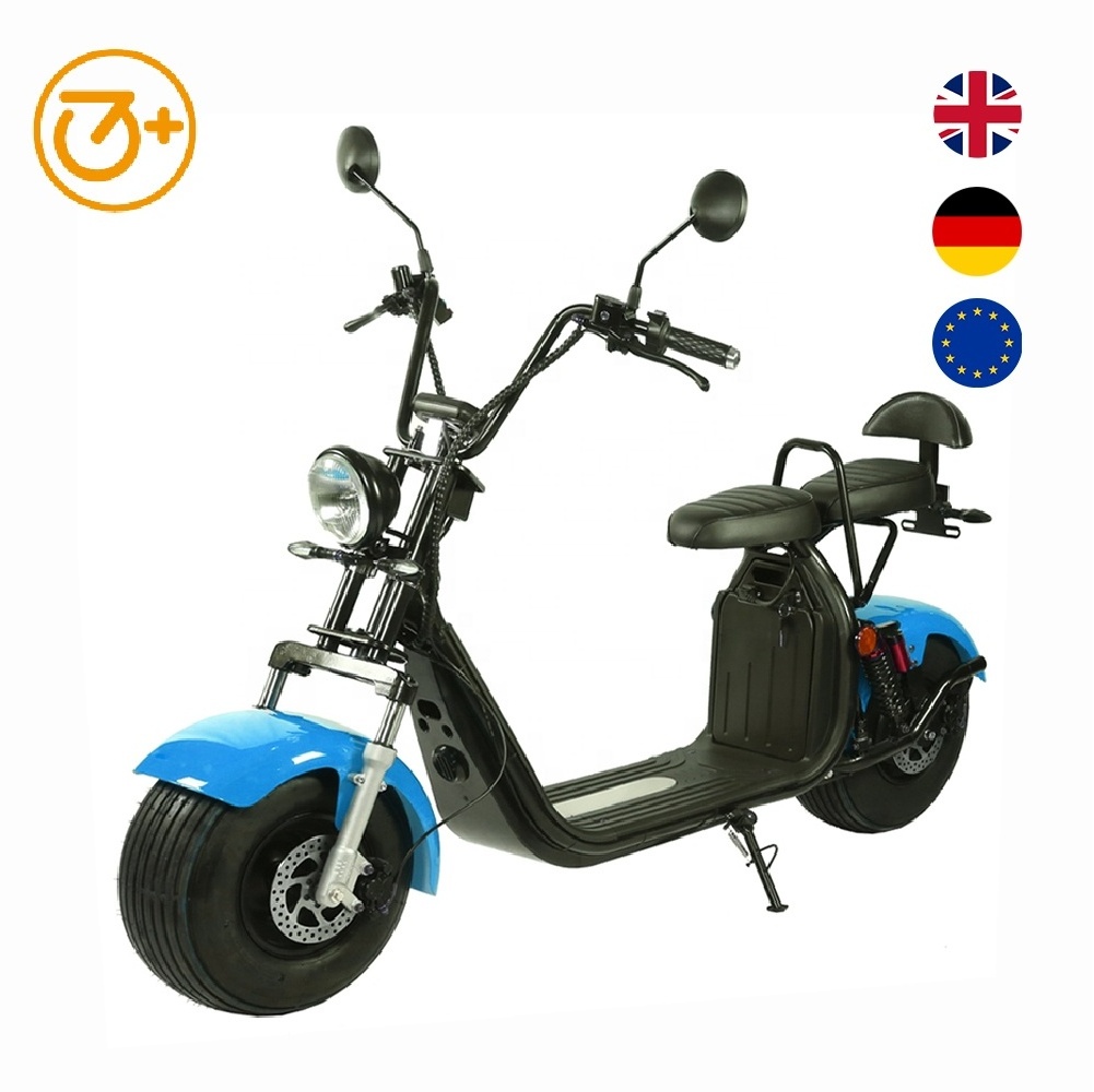 Wholesale City Coco COC EEC Certificate Electric Fat Tire No Folding Scooters 2000w Long Range E Bike Holland Warehouse