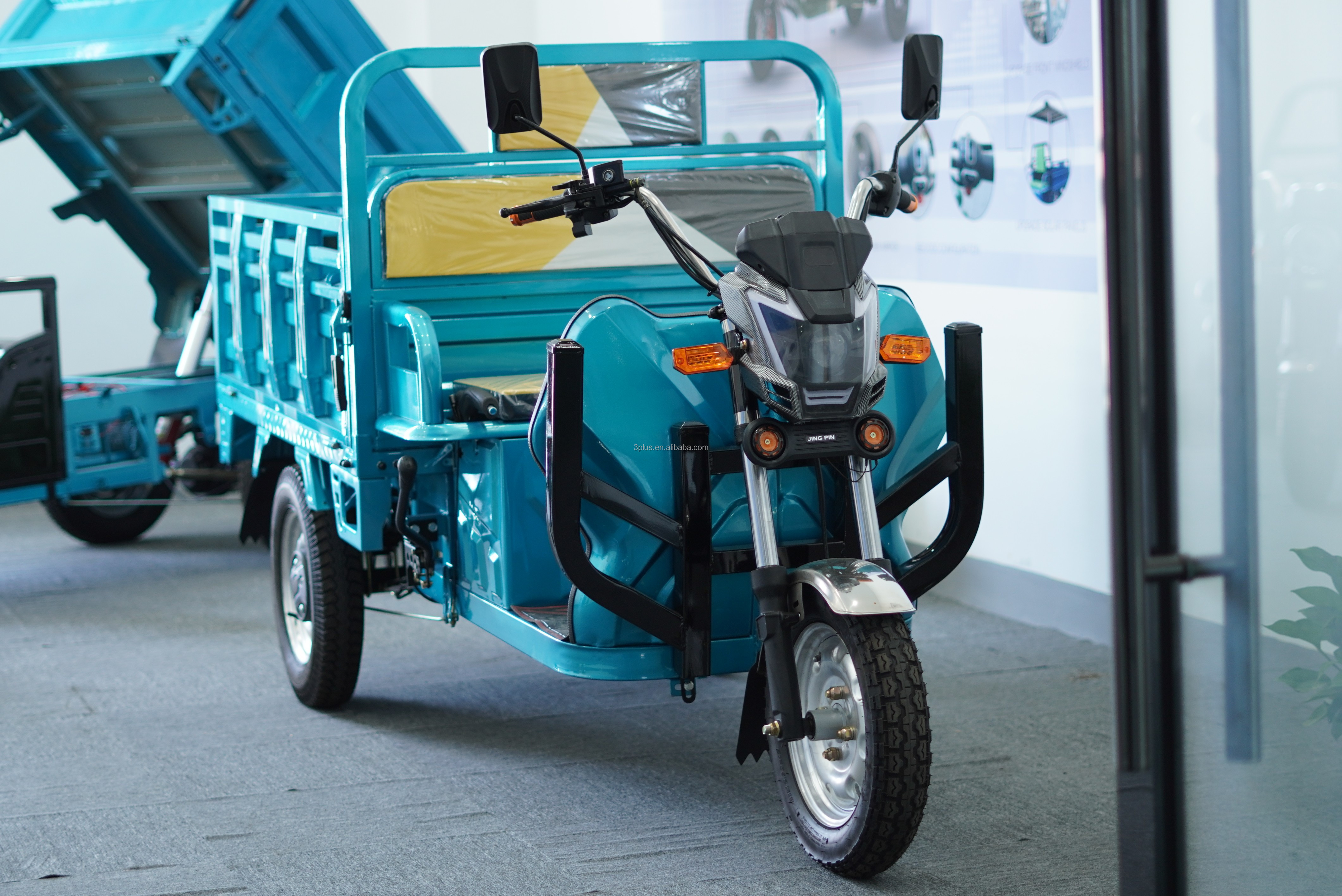 Electric Dumper Tricycle Electric Tricycles Cargo 60V/1500W Tricycles 3 Wheel Electric Adults CE