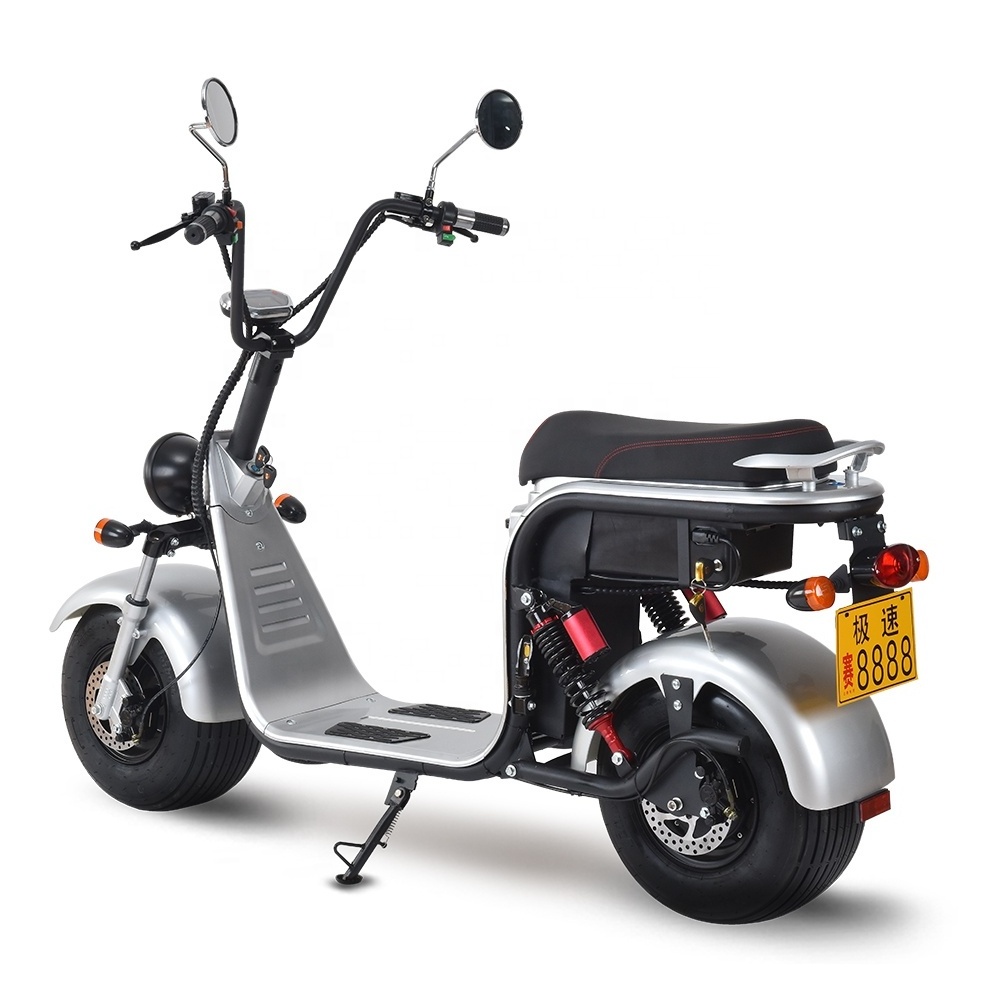 popular style electric scooter 1500w motor fashion citycoco fat kid on moped