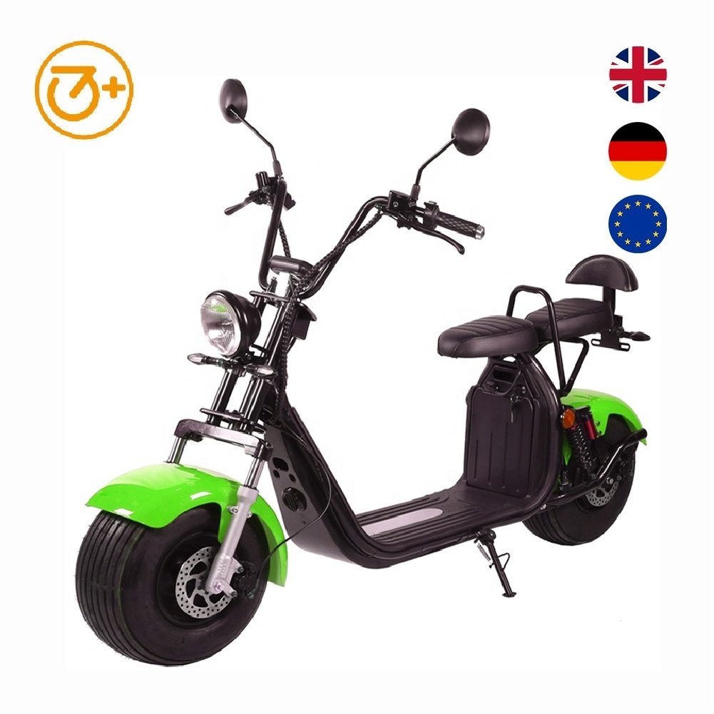 Wholesale City Coco COC EEC Certificate Electric Fat Tire No Folding Scooters 2000w Long Range E Bike Holland Warehouse