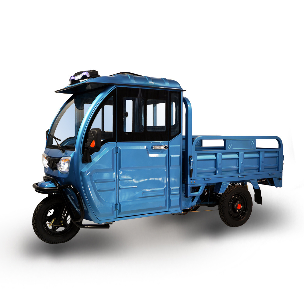 Hot Sale Electric Tricycle New Design Cargo 3 Wheeled Motorized E Rickshaw Tuk Tuk for Sale