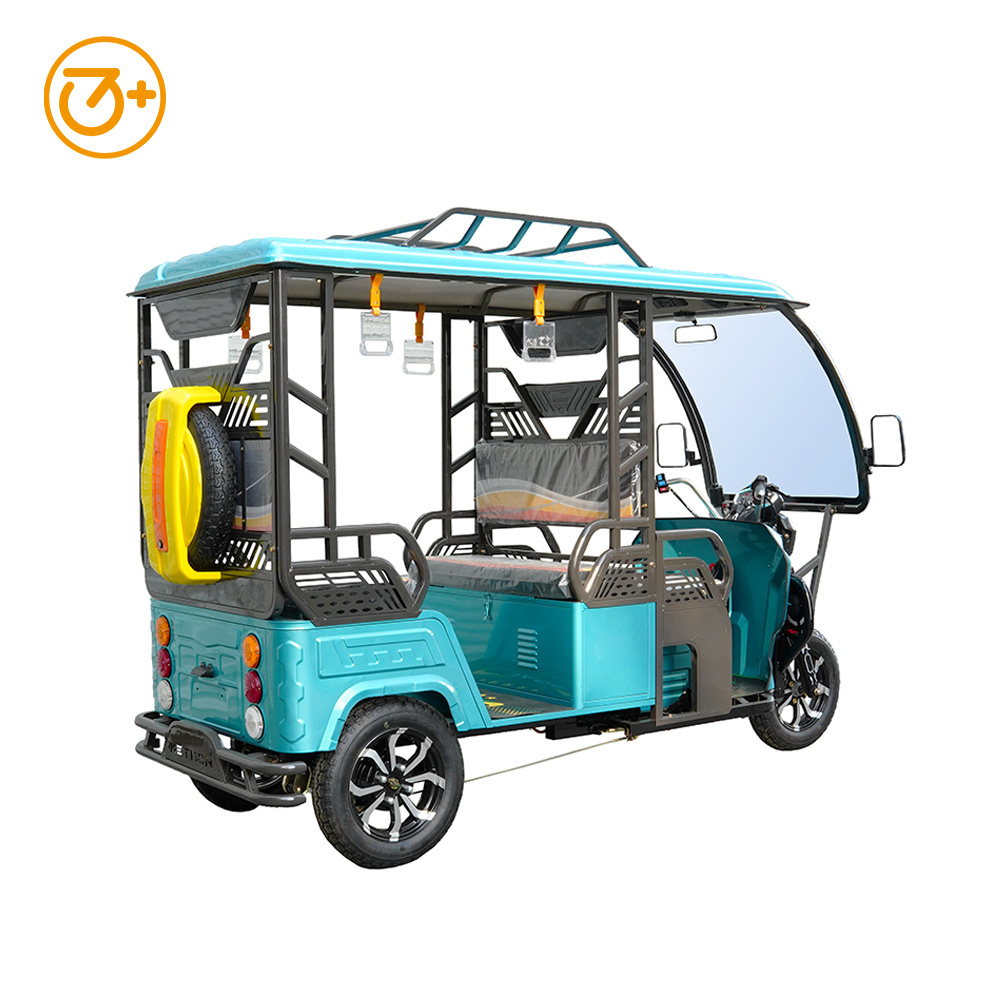 4 Wheel Tricycle for Passenger 900W Max Loading Electici Tricycle for Carrying Passenger