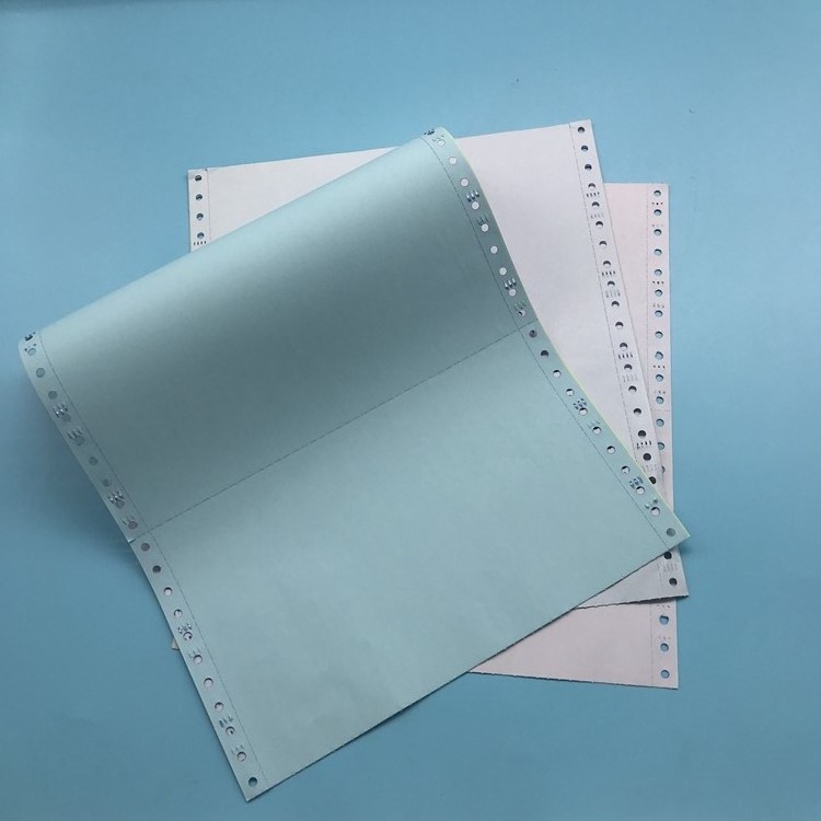 Carbonless Computer Paper Continuous Forms 3 Ply Printing Commercial Office Paper 48gsm 50gsm 60gsm 70gsm 75gsm 80gsm SGS FSC