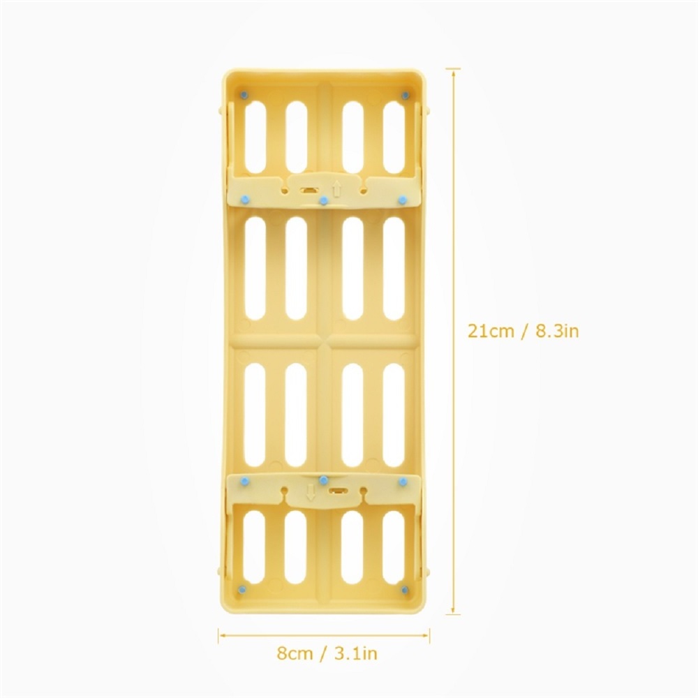 Full Medical Sterilization Rack Practical Autoclave Dental Plastic Sterilising Trays Oral Care Tools Disinfection Tray