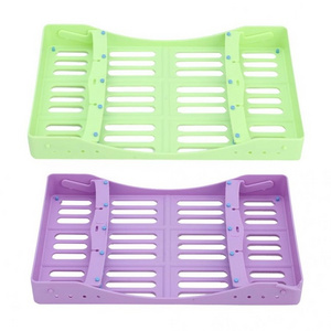 Full Medical Sterilization Rack Practical Autoclave Dental Plastic Sterilising Trays Oral Care Tools Disinfection Tray