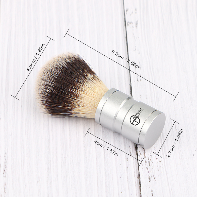 PRO QUALITY SHAVING BRUSH SILVER HANDLE