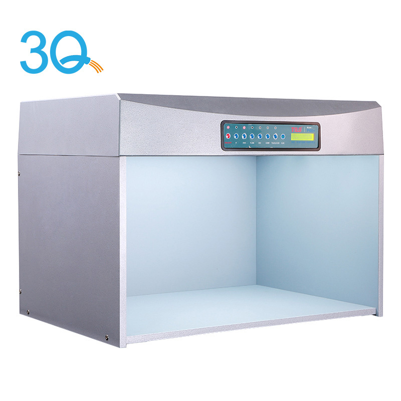 3q Best Selling D65/TL84/F/UV/CWF/TL83 Textile Color Matching Cabinet Light Box P60+ Color Light Booth