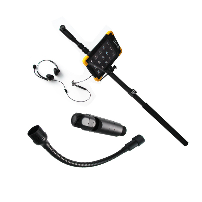 3 Camera head  Multiple Security Checking Wifi PTZ Telescopic Pole Inspection Camera System earthquake rescue equipment