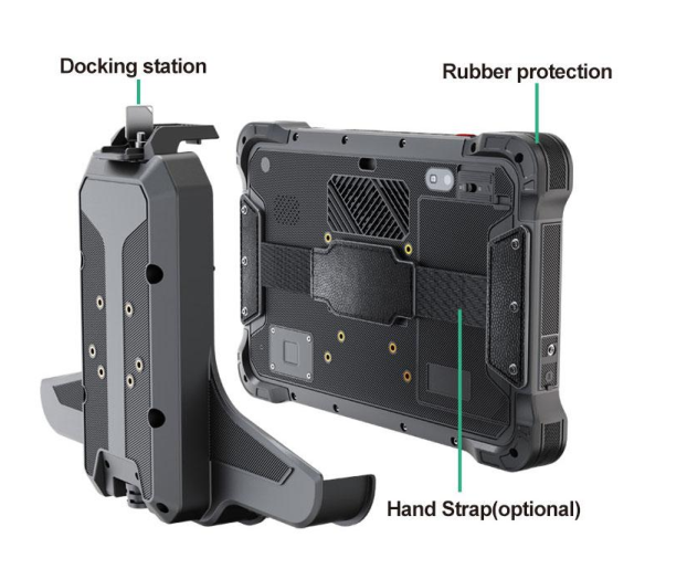 1000 nits IP67 Waterproof 10 inch Wall Mount Rugged Touch Screen Android Industrial All in one Truck Taxi Bus Tablet