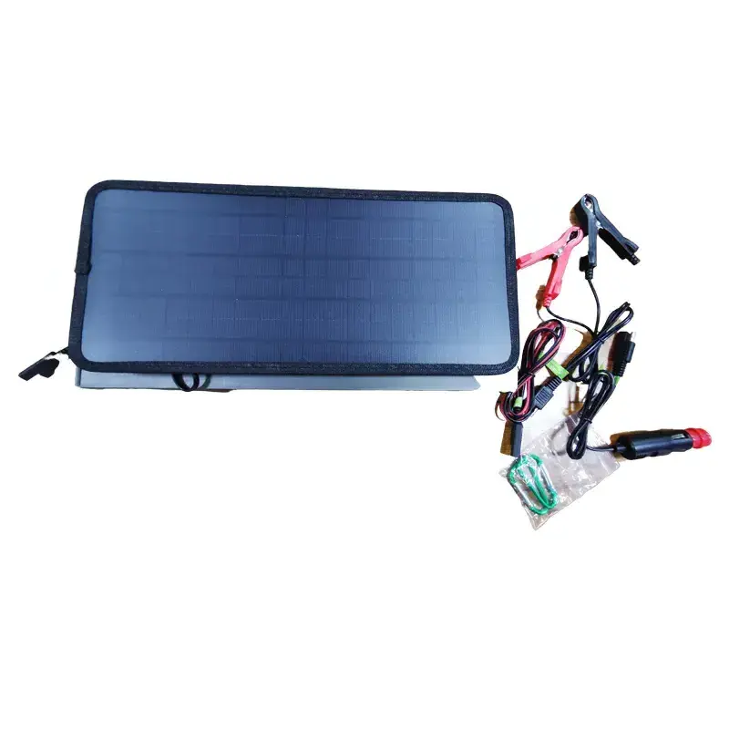 Solar car chargers 10W 12V solar car battery maintainer for Car Automobile Motorcycle Tractor Boat Batteries